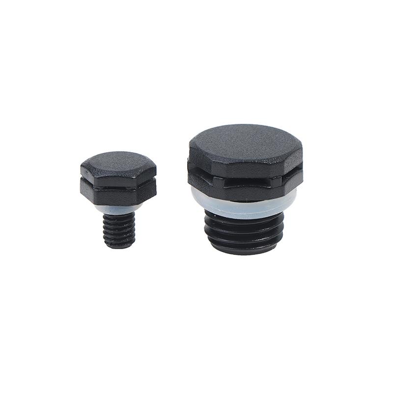 10 Piezas M12*1.5 Válvula de Respiradero Impermeable de Nylon Tornillo en Tapón de Respiradero Protector