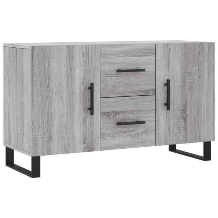 VidaXL Buffet Sonoma Grey 100x36x60 Cm Engineered Wood 828202