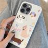 Creative music puppy jelly for apple 16promax new soft shell 14 15 white 13 pro personality 13