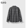 Veste à carreaux noirs et blancs pour homme GXG