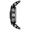 Tissot Quartz Movement Men's Watches Watch 47.6mm Black Dial Stainless Steel Case Rubber Strap T115.417.27.051.01