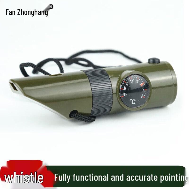 Multi-function 7-in-1 Outdoor Survival Whistle