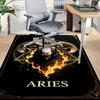 1PC Aries Goat Non-Slip Floor Carpet Compatible for Office&Living Room&Bedroom&Dining Room - Flat- Soft & Pattern, Vibrant Colors-W252