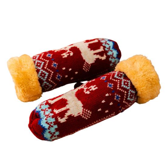 Comfortable Gloves All Fingers Skin-friendly Not Easily Deformed Women Soft Skin-friendly Knitted Gloves