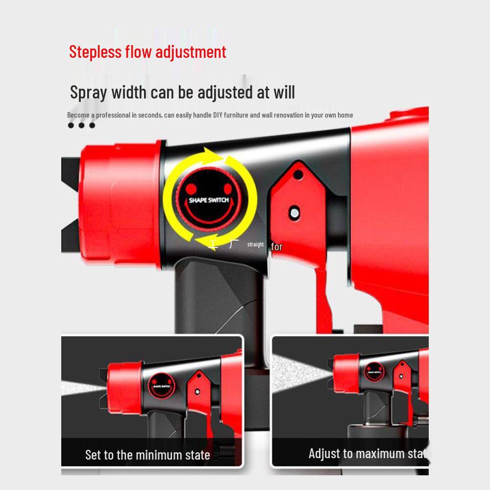 Electric Paint Spray Gun, High-Power 220V, Small Latex Sprayer for Household Use, High Atomization.