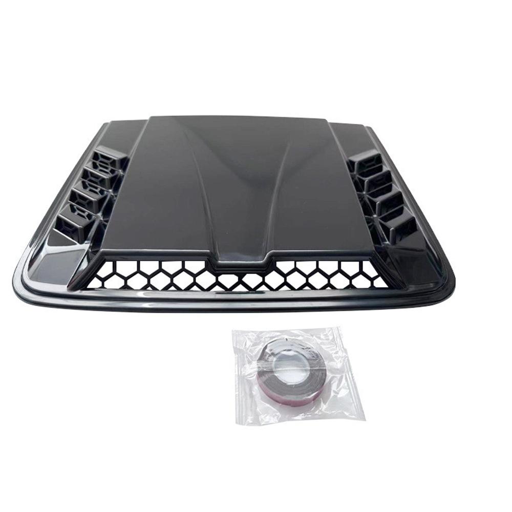 Universal Car Exterior Hood Vent Scoop Cover Air Intake Grille Inlet Trim Black