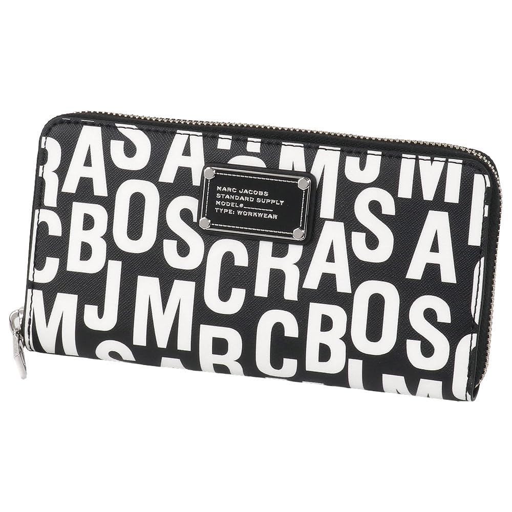 

Marc Jacobs 4S4SMP012S02 005 Кошелек Signature Outlet для женщин, черно-белый [Б/У]