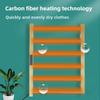 Electric Heating Timed Towel Drying Rack Household Bathroom Intelligent Electric Towel Rack Homestay Hotel Carbon Fiber