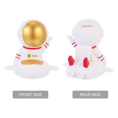 Tirelire Astronaute Boîte d'épargne décorative Forme de Spationaute Dessin animé Mignon Tirelire pour Enfants Ornement de Bureau Décoration de Maison