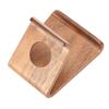 Portable Mobile Phone Stand Desktop Bedside Tablet Computer for iPads Stand Wooden(Nutbrown )
