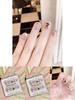 Handmade Sparkling Diamond Love Heart Nail Stickers Wholesale For Women Anne's Short Square