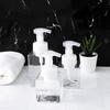 Portable foaming manual press soap liquid foam dispenser bottle liquid soap shampoo pump bottle dispenser bathroom accessories