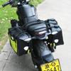 50L Waterproof Motorcycle Saddle Bag Rear Seat Tail Touring Motorcycles With PVC Material Fluorescent Green Orange