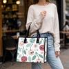 Cute Cartoon Cherry Tote Bag Fashionable Large Capacity Casual Carry Bag for Daily Commute Shopping Outings