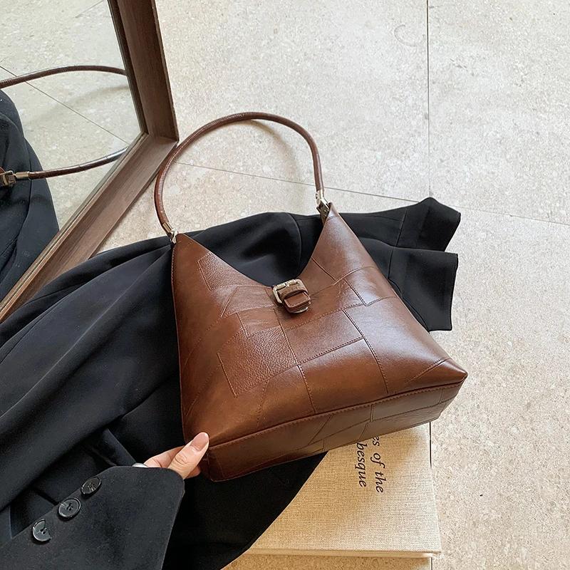 Torba tote do pracy i podróży duża pojemność wysokiej jakości tekstura damska torba na ramię prosta nowa