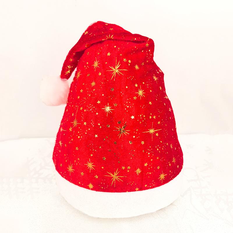 Christmas Decorations Christmas Hat Santa Claus Lamp Non-woven Hat Christmas Gift