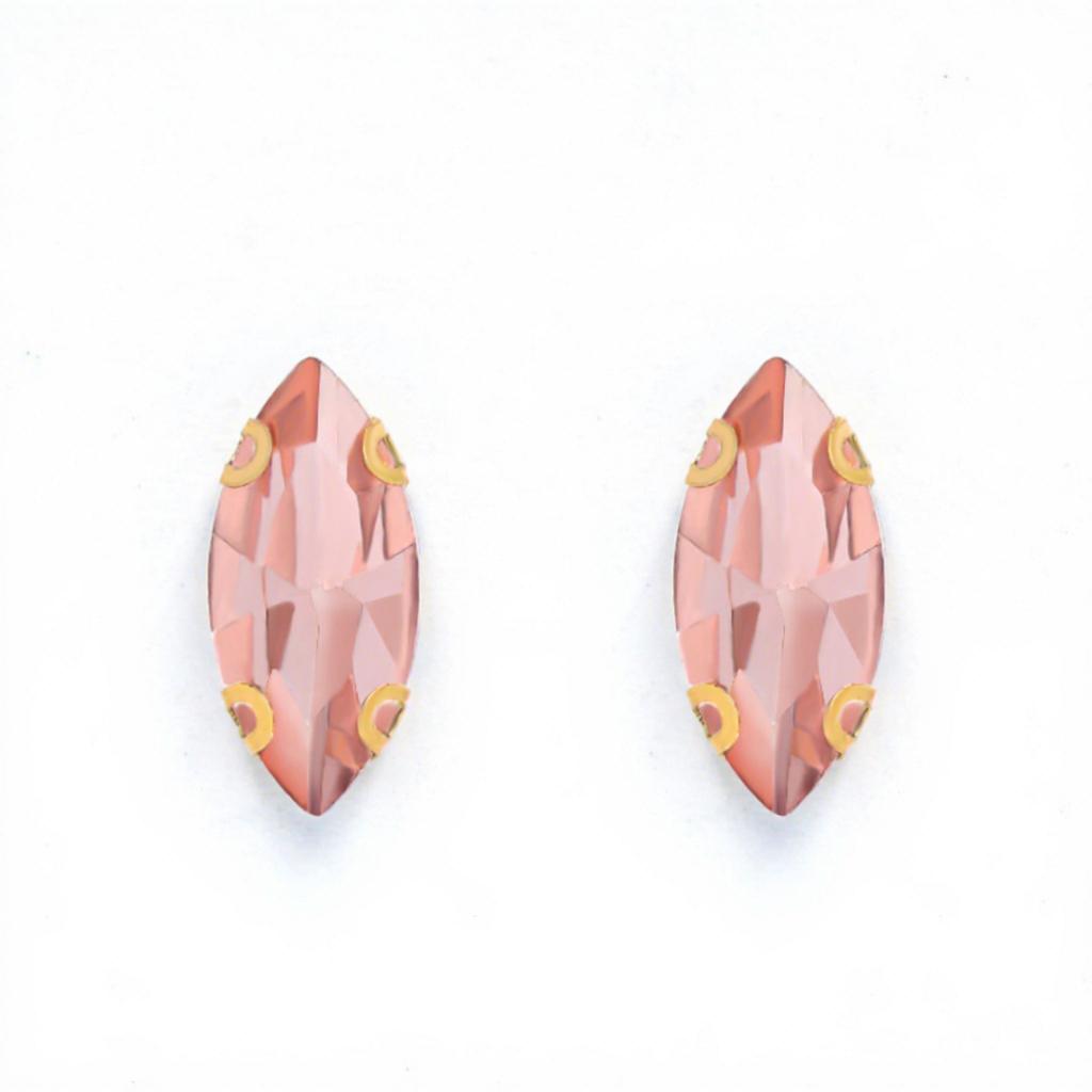 Customized Color Crystal Glass Sew-On Rhinestones Wedding Dresses Shoes Nails Accessories Loose Marquise