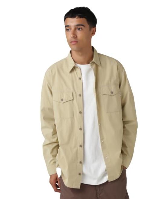 

Avirex Basic Army Poplin L/s Shirt Men s 2XL Khaki
