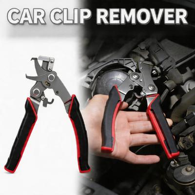 Car Clip Pliers Stainless Steel Automotive Snap Pliers Fastener Remover Professional for Mechanics DIY Garage Workshop Users