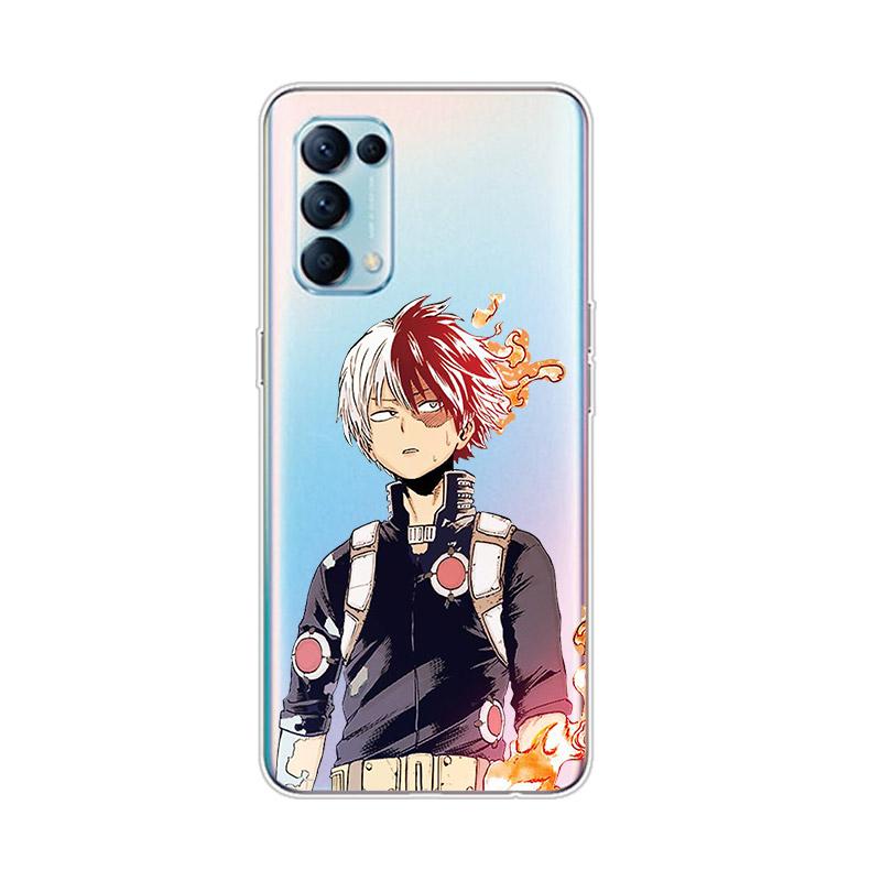 Boku My Hero Academia Für OPPO Reno7 SE 6 5 Z F 4G 5G Find X2 X3 Neo Lite Pro Plus Transparent Weiche Handyhülle Coque