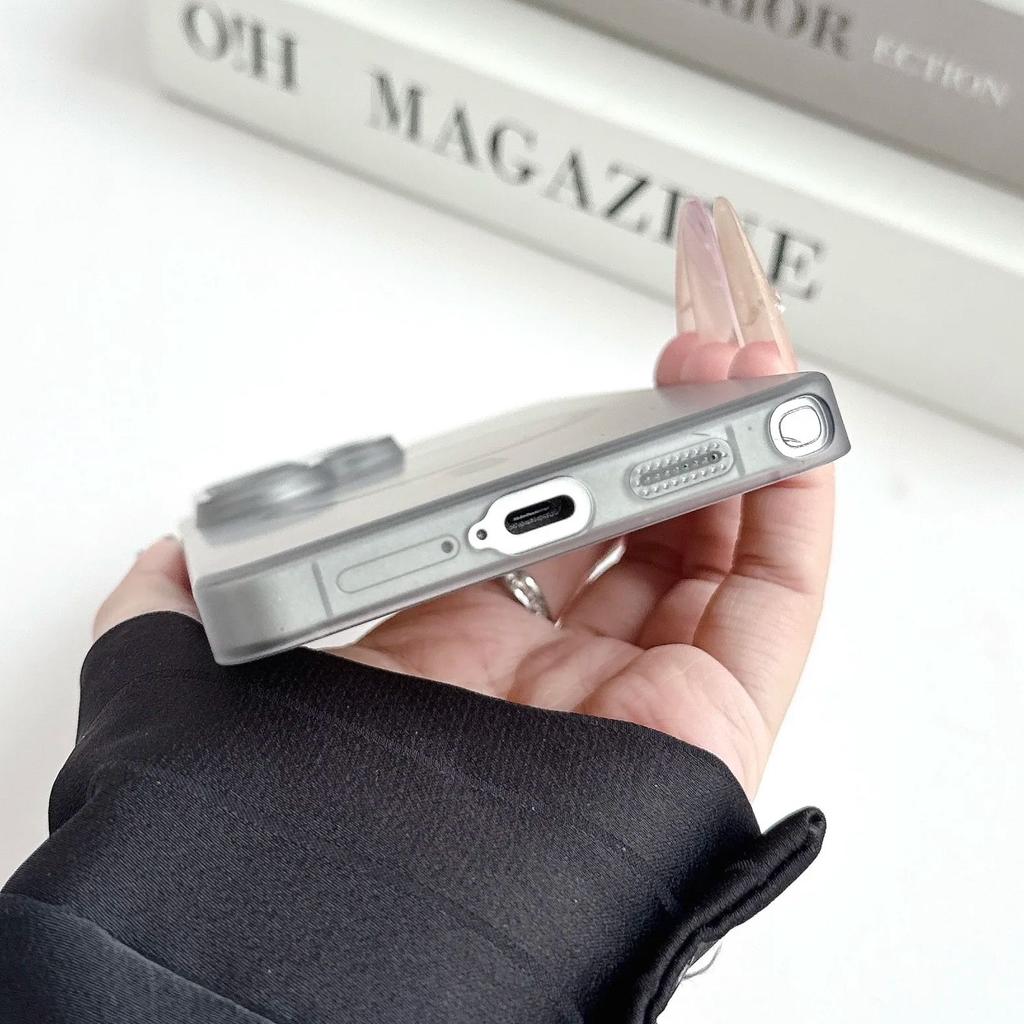 Matowe Przezroczyste Etui Magnetyczne Magsafe Do Samsung S26 S25 S24 S23 S22 Plus Ultra Cienkie Przezroczyste Do Ładowania Bezprzewodowego Twarda Pokrywa PC