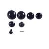 All Black Plastic Animal Eyes for Crafts & Toys - Black Teddy Bear Eyes