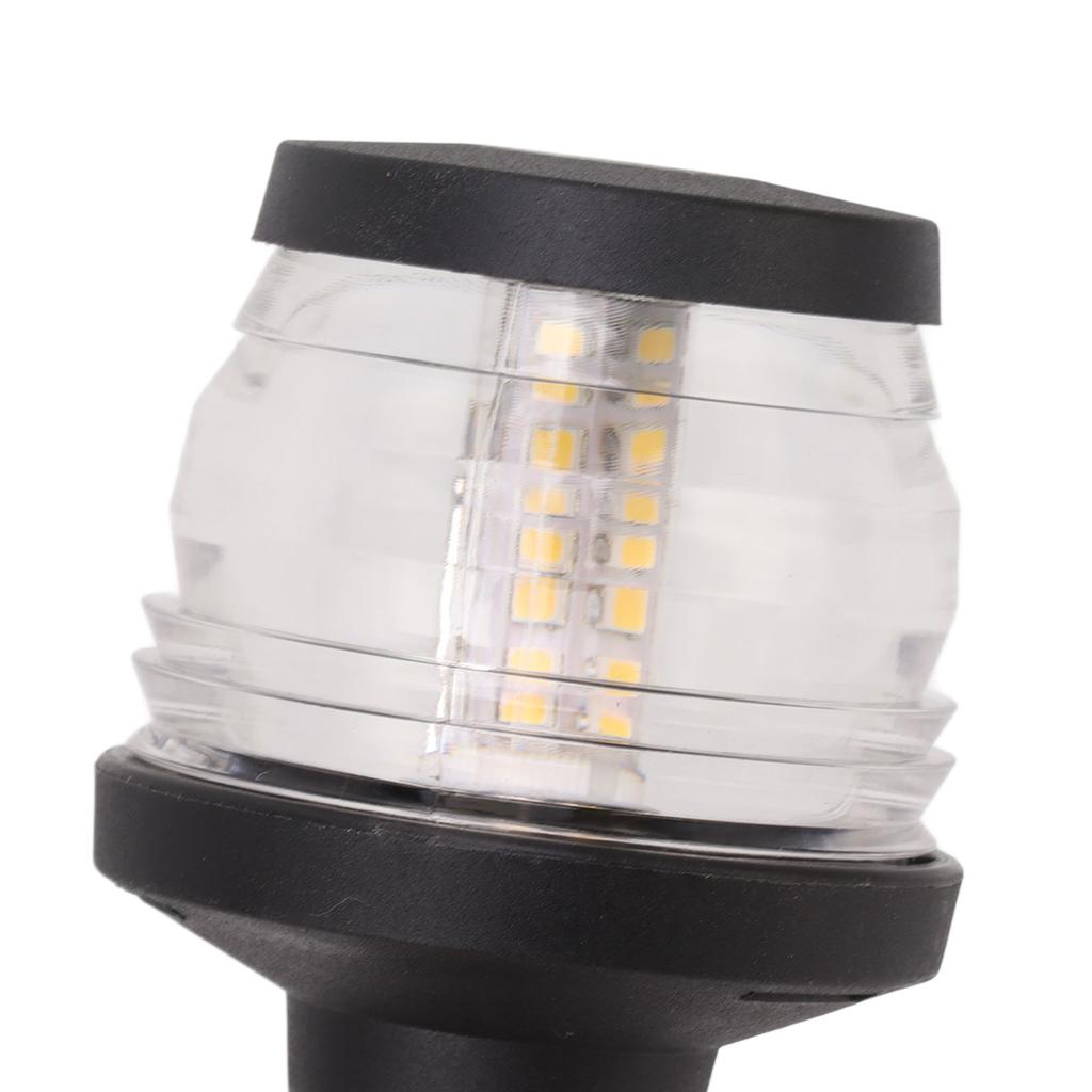 LED Stern Light IP65 Waterproof 360° Marine Anchor Pole Light for Boats Yachts DC10‑24V 2.5W 250LM Marine Boat Pole Light
