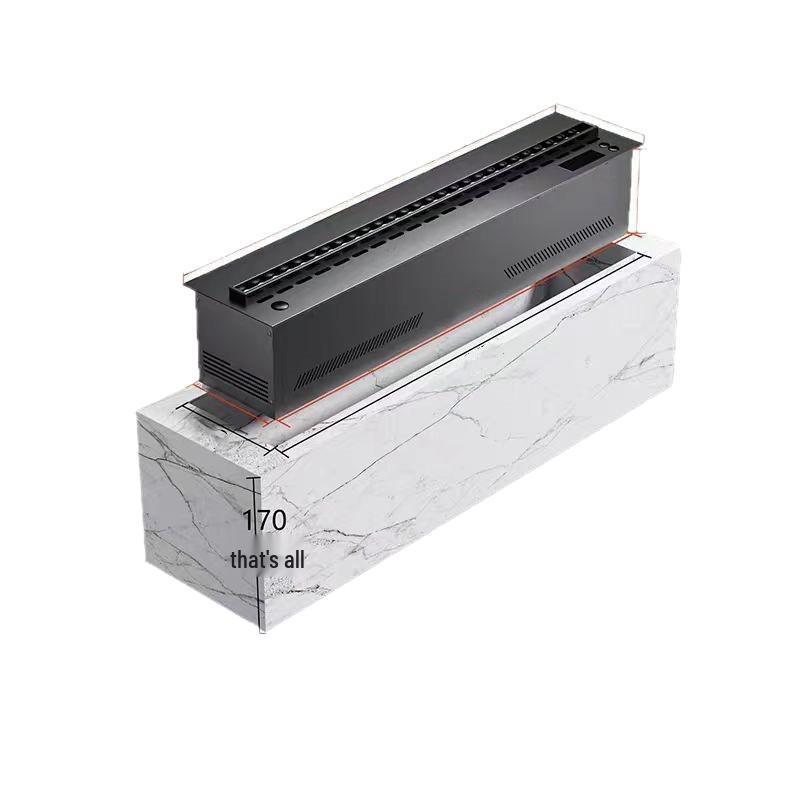 European Style 3D Atomizing Fireplace: Built-in Electronic Flame & Humidifier TV Cabinet Decor.