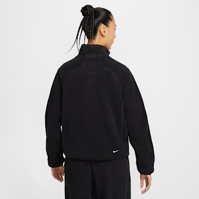 Nike ACG Wolf Tree Sweatshirts Women's Black Stand Collar Moderate Oth