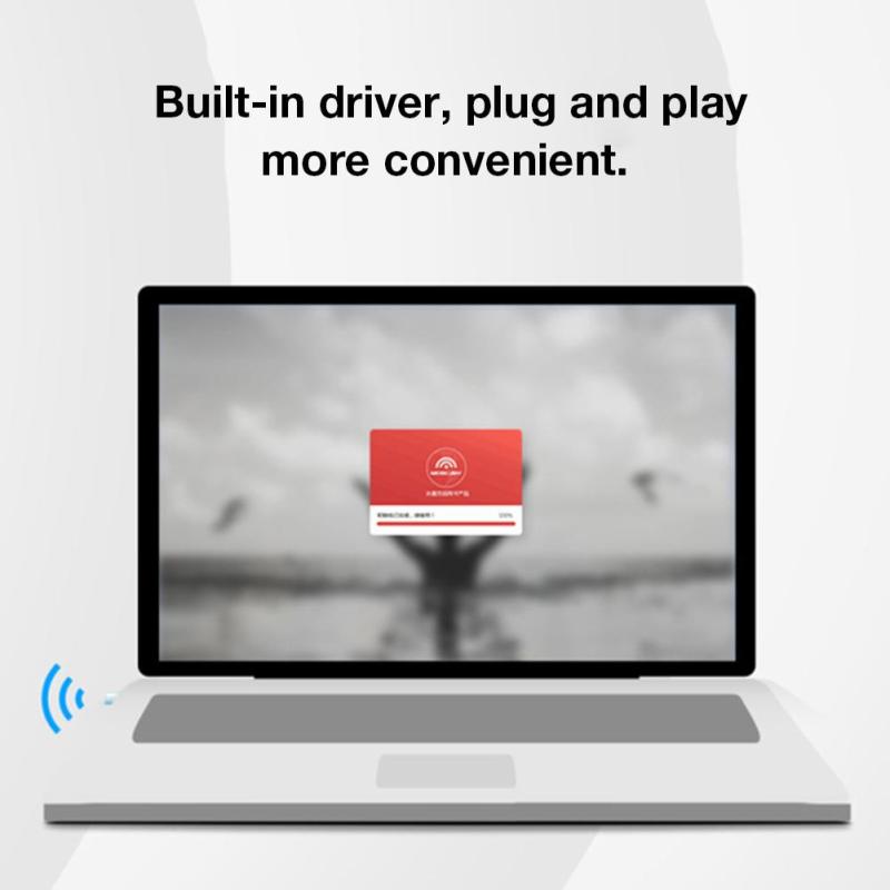 Bezprzewodowa karta sieciowa Mini Usb Bezprzewodowy odbiornik Wi-Fi 300 m Adapter USB Wi-Fi