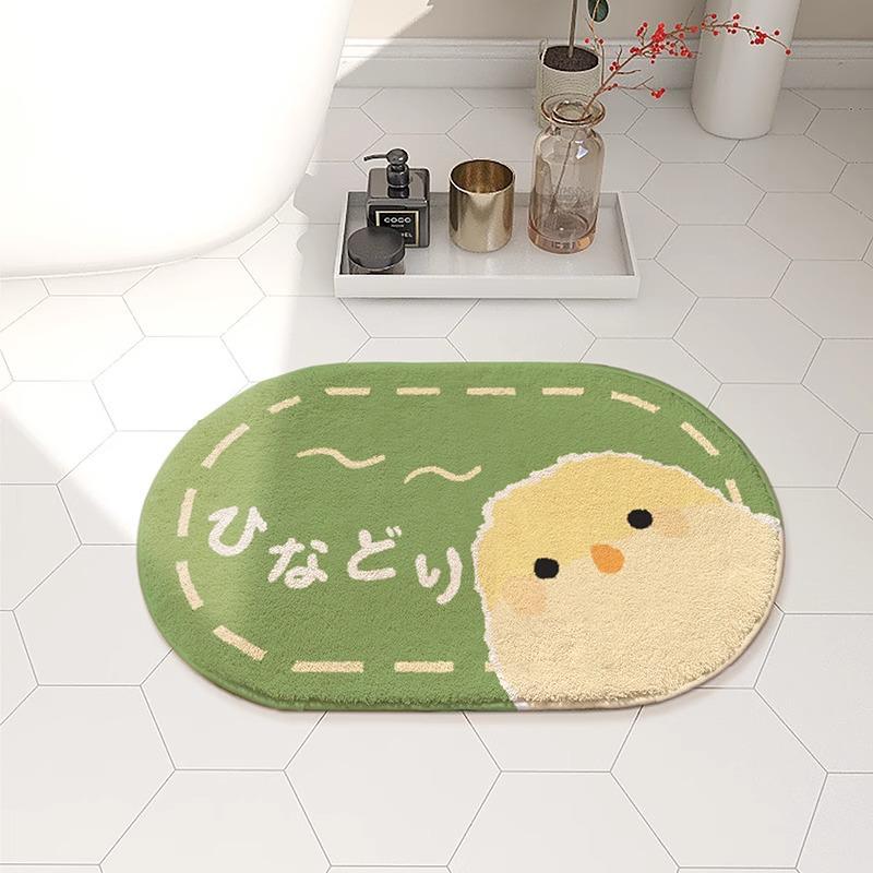 

Cartoon Non-Slip Absorbent Bathroom Floor Mat - Faux Cashmere Foot Pad 40x60cm