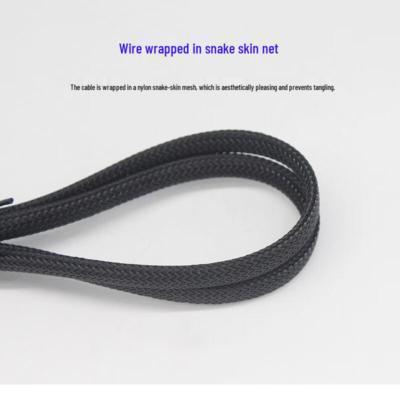 LLHY PC Case Fan 4-Pin 1-to-2 Splitter Extension Cable