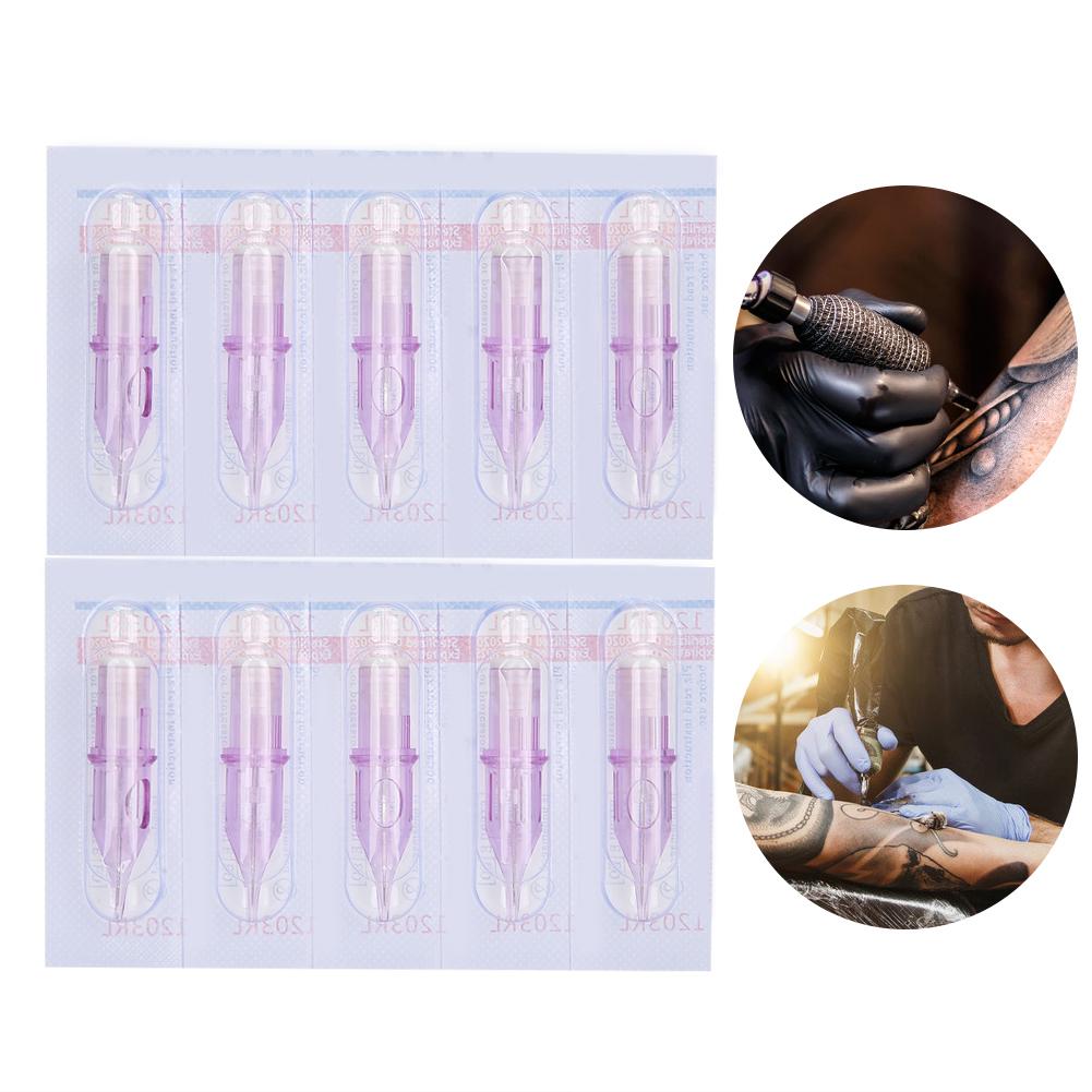 10pcs   Box Disposable Tattoo Needle Tattoo Machine Pen Cartridge Needle Accessory