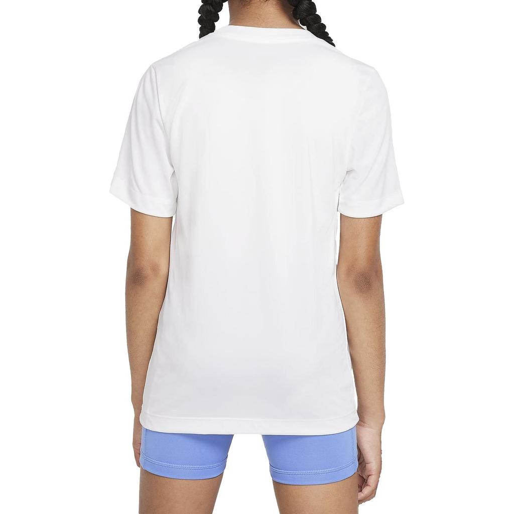 Nike Grade School T Shirts Crew Neck Moderate Kids' FZ5199-100