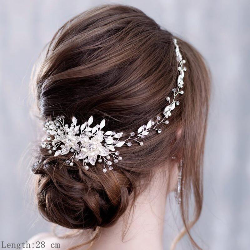 Luxuriöse Blumenstirnbänder, Diademe, Haarschmuck für Hochzeiten, für Frauen, Braut, Haarschmuck, Brautstirnband, Kopfschmuck, Party-Haarband