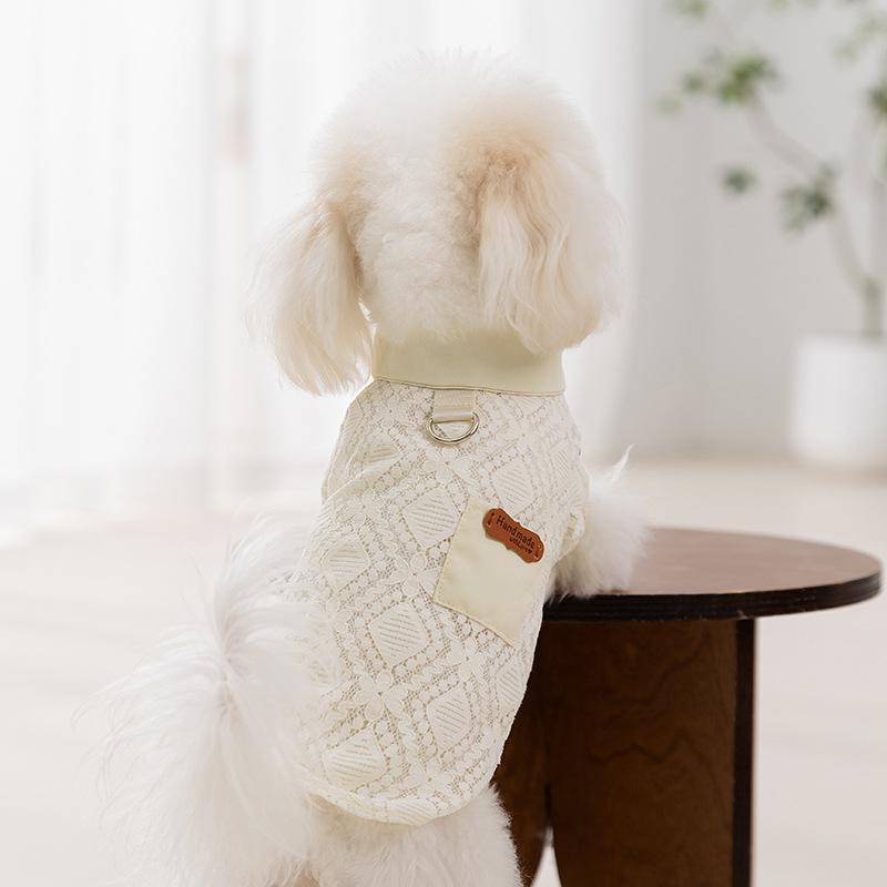 New Spring and Summer Pet Shirt Breathable Teddy Bipod Small Dog Than Bear Cat Summer Dog Clothes