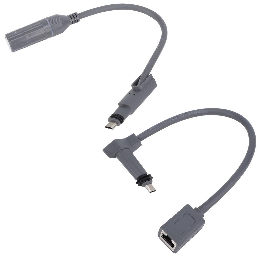 2Pcs SPX Plug to Female RJ45 Adapter 26AWG Stable Connection Flexible Use Router Ethernet Connector Adapter for Gen 2