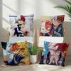 Anime MMy HHero Academia Shoto Todoroki  Cushion Cover Car Throw Pillow Case For Sofa Car Christmas Gift