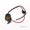 1Pcs Car Electric Appliance Socket Car Cigarette Lighter Power Socket 12V-24V Dc Female Extension Cord With 20A Fuse