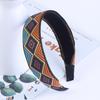 Exquisite Ethnic Embroidery Hair Clip Headband - Non-Slip, High-End, Spring & Autumn Style for Women