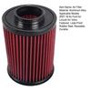 Air Filter for Ford for Lincoln for Volvo 2007-2019, High Flow Washable Reusable Engine Air Intake Filter, Cleaner, Replaces E-2993