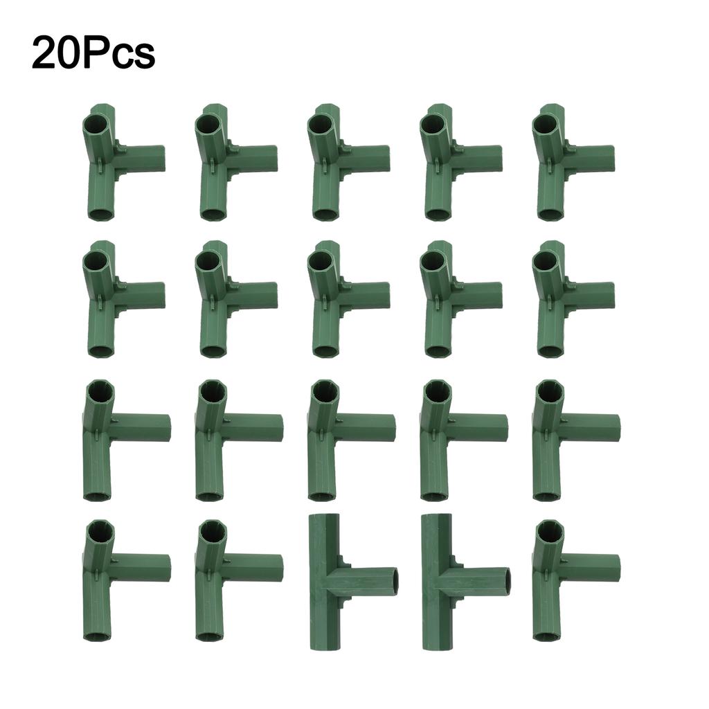 For Climbing Plants Four-Way Connectors Greenhouse Frame Connectors Greenhouse Setup Outdoor Gardening Applications