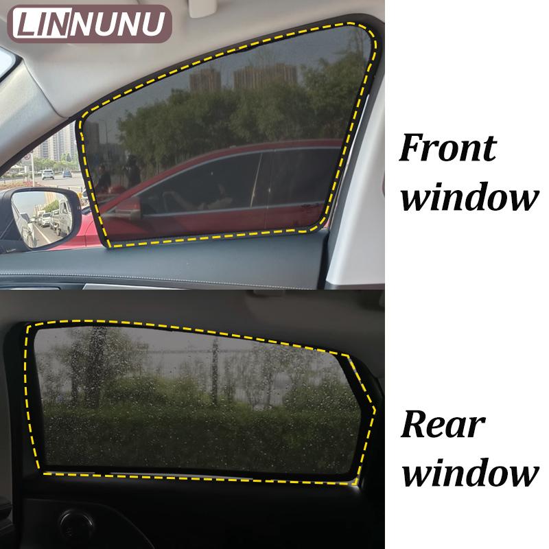 LINNUNU For VOLVO XC60 2008-2017-2025 Magenetic Car Sunshade Windshield Curtain Side  Window Sun Shade UV Protection accessories