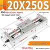 RMH Series Rodless Air Cylinder with Guide Rail and Hydraulic Buffer