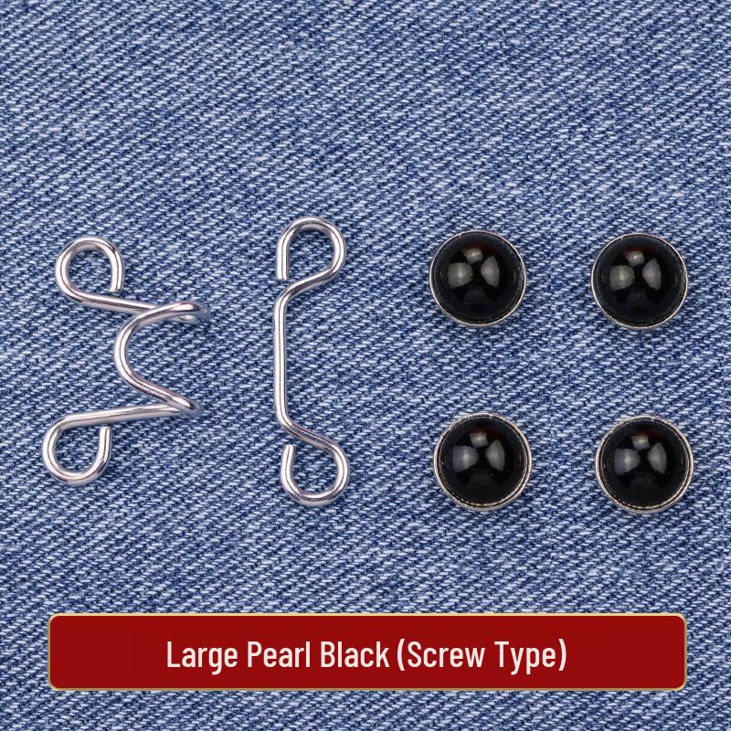 Adjustable Waist-Cinching Stretch Buttons for Jeans