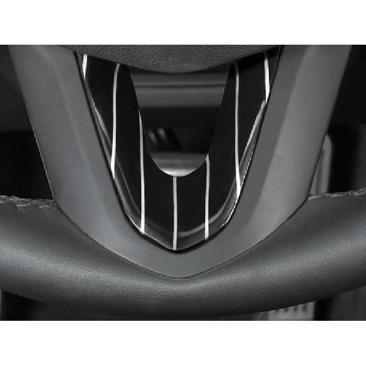 Fit For Cadillac CT5 CT5-V -2024 Gloss Black Steering Wheel Sheet Cover Trim