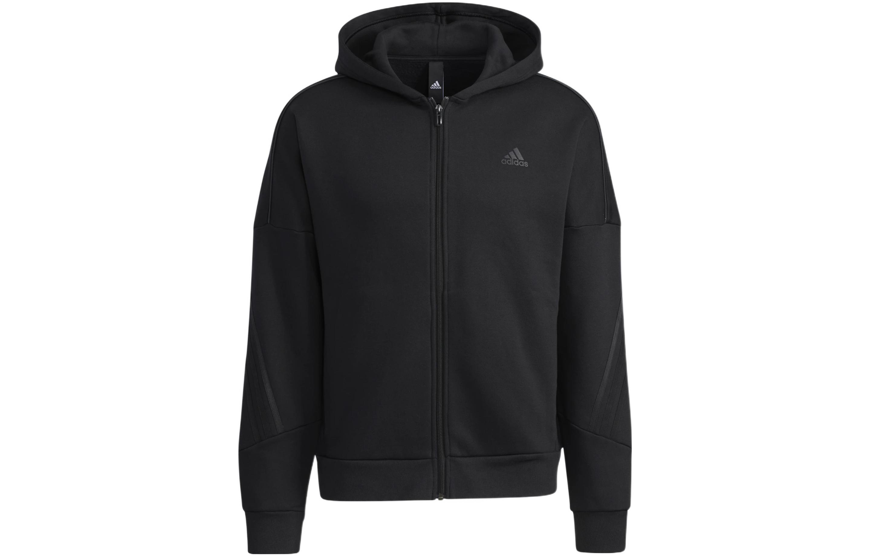 Adidas Jackets Men s Black Hooded Moderate Other GT6355 M