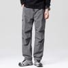 Outdoor workwear, paratrooper pants, hiking straight leg men's casual pants