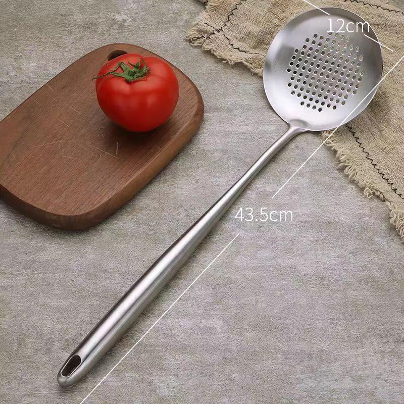 Wutuo 304 Stainless Steel Long Handle Wok Utensil Set