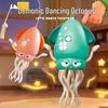 Танцювальна електрична іграшка восьминіг з автоматичним обходом перешкод